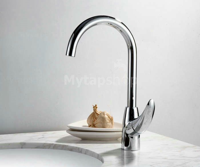 Chrome Finish Solid Brass Kitchen Tap T0789
