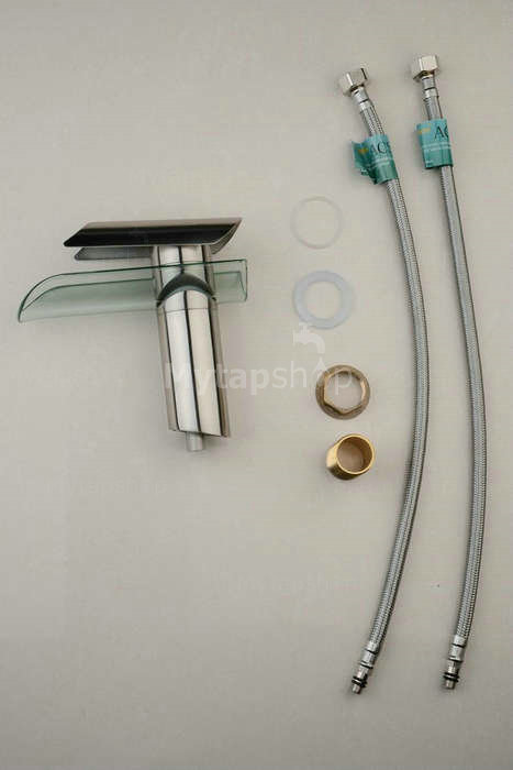 Single Handle Nickel Brushed Centerset Bathroom Sink Tap (T0814S)