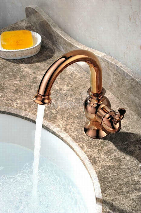 Centerest Antique Rose Gold Finish Kitchen And Bathroom Tap (New Style) T1811RG