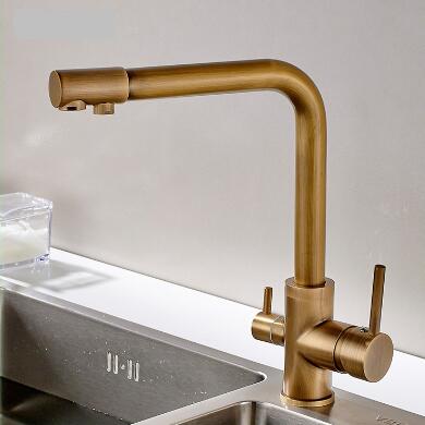 Hot & Cold Water & RO filter Antique Water Purifier Kitchen Mixer Tap TP3301A