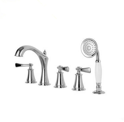 New Arrival Classic Designed Chrome Widespread Tub Tap with Hand Shower BT2279