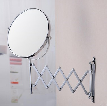 Chrome Finished Folding Wall Mounted Hotels&Home Bathroom Mirrors MB053
