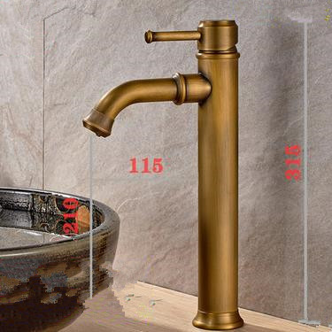 Antique New Arrival Brass Bathroom Mixer Water Sink Tap T0158Z