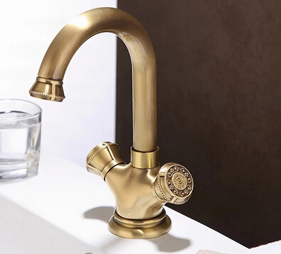 new arrival brass basin mixer two handles rotatable undercounter basin tap T1108C