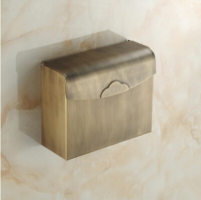 Antique Brass Bathroom Toilet Paper Box Holder TAB1382