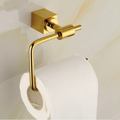 Antique Brass Golden Bathroom Accessory Toilet Roll Holder TCB0600