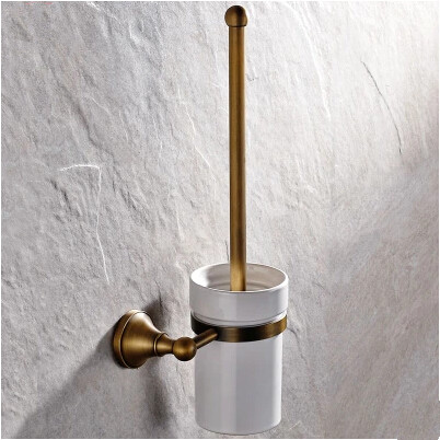Antique Brass Wall-mounted Toilet Brush Holder TCB0790