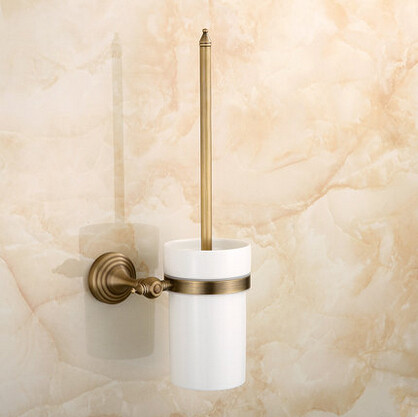 New Antique Brass Bathroom Accessory Toilet Brush Holder TCB0800