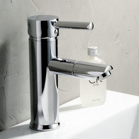 Chrome Finish 360° Rotatable Solid Brass Bathroom Sink Tap T0511