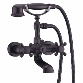 Oil Rubbed Bronze Tub Tap with Hand Shower TFB002