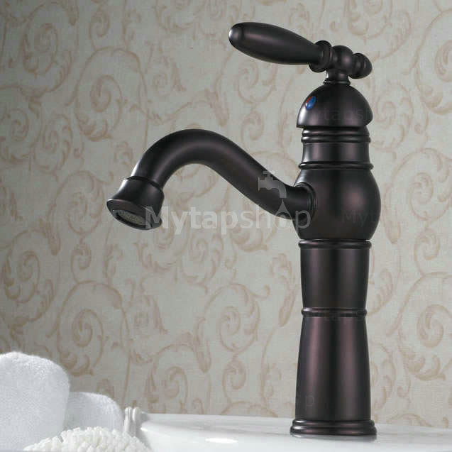 Antique Oil Rubbed Bronze Bathroom Sink TapT0419B