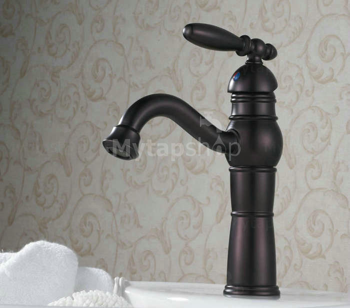 Antique Oil Rubbed Bronze Bathroom Sink TapT0419B