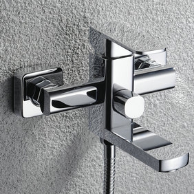 Chrome Finish Solid Brass Tub Tap without Hand Shower T0516W - Click Image to Close