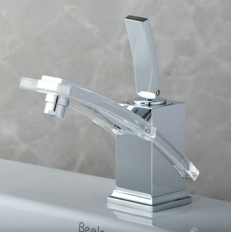Post Modern Bathroom Sink Tap (Chrome Finish)T0528