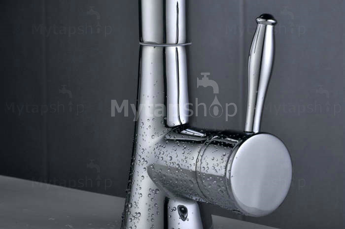 Single Handle Chrome Centerset Bathroom Sink Tap T0555