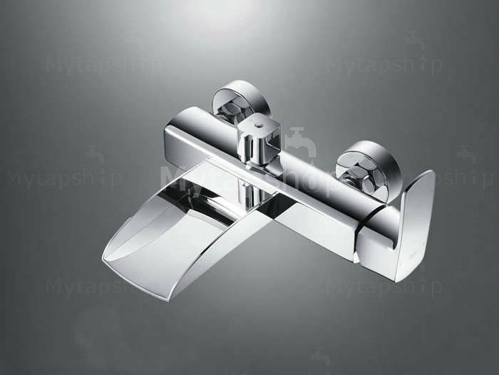 Contemporary Single Handle Wall-mount Waterfall Shower Set Tap - T0556W