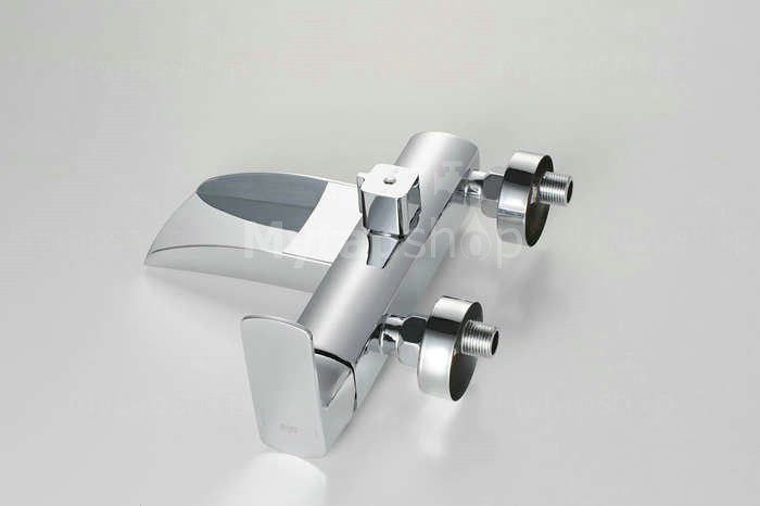 Contemporary Single Handle Wall-mount Waterfall Shower Set Tap - T0556W - Click Image to Close