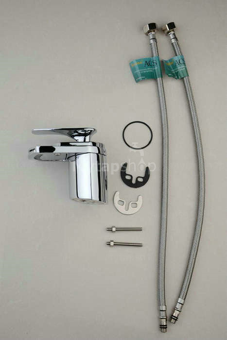 Single Handle Chrome Centerset Waterfall Bathroom Sink Tap (T0701) - Click Image to Close