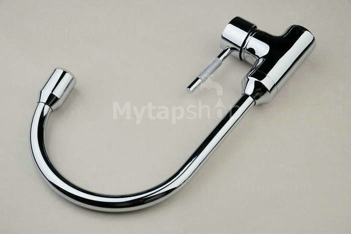 Contemporary Single Handle LED Chrome Kitchen Tap - T0756F - Click Image to Close