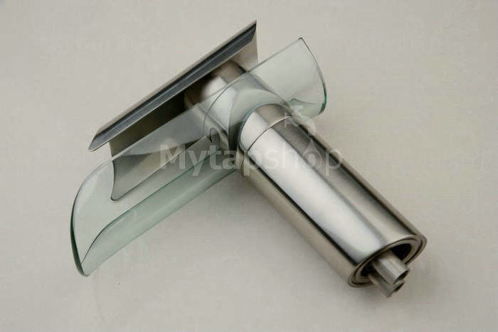 Single Handle Nickel Brushed Centerset Bathroom Sink Tap (T0814S)