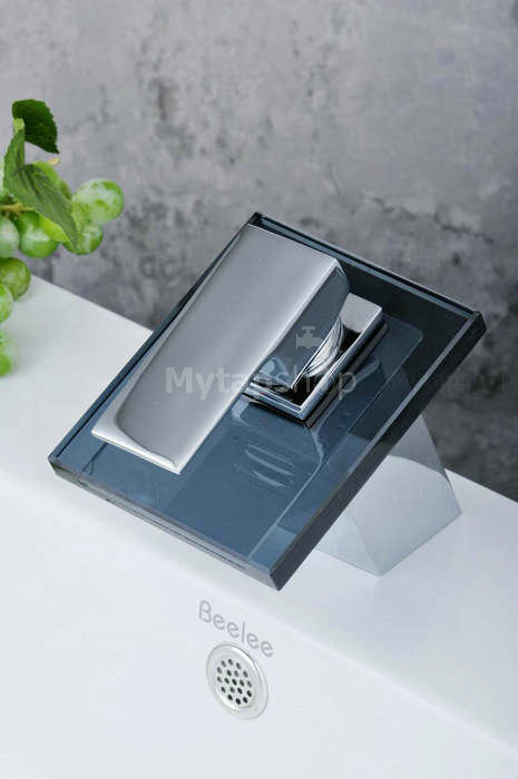 Contemporary Waterfall Bathroom Sink Tap T0815B