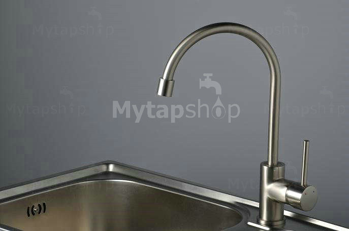 Nickel Brushed Single Handle Kitchen Tap (T1703S)