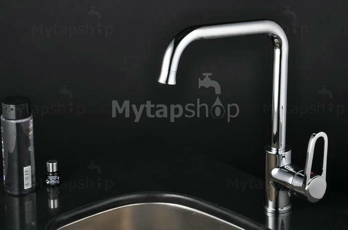 Chrome Single Handle Centerset kitchen tap T1721