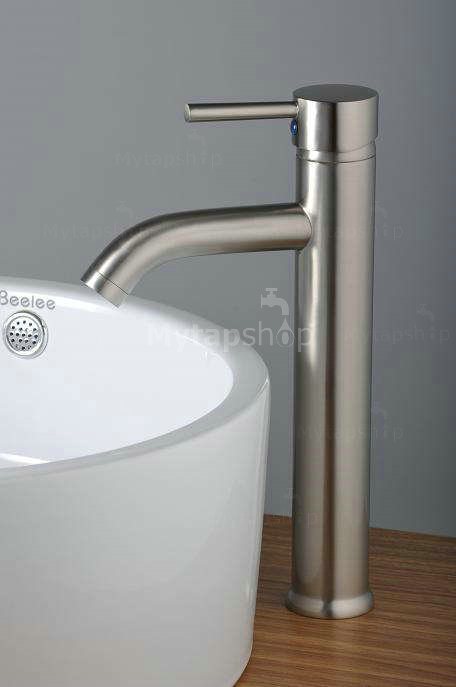 Single Handle Nickel Brushed Centerset Bathroom Sink Tap T1802S - Click Image to Close