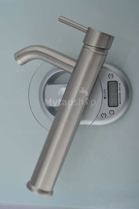 Single Handle Nickel Brushed Centerset Bathroom Sink Tap T1802S