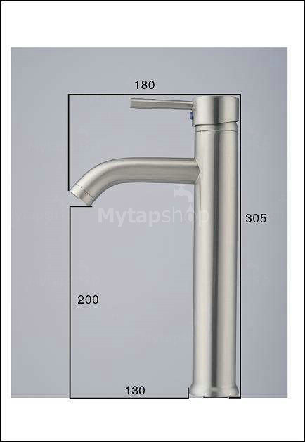 Single Handle Nickel Brushed Centerset Bathroom Sink Tap T1802S