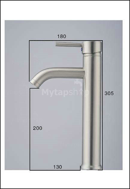 Single Handle Nickel Brushed Centerset Bathroom Sink Tap T1802S - Click Image to Close