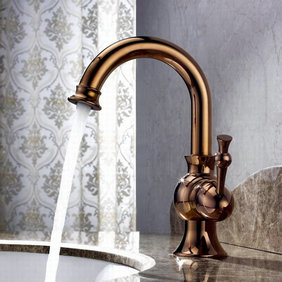 Centerest Antique Rose Gold Finish Kitchen And Bathroom Tap (New Style) T1811RG