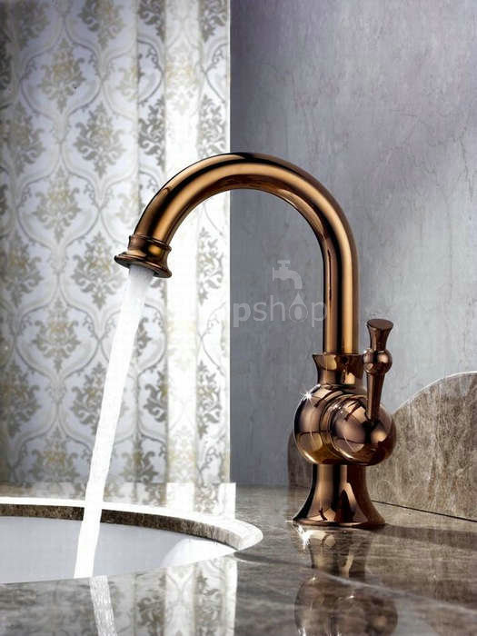 Centerest Antique Rose Gold Finish Kitchen And Bathroom Tap (New Style) T1811RG - Click Image to Close