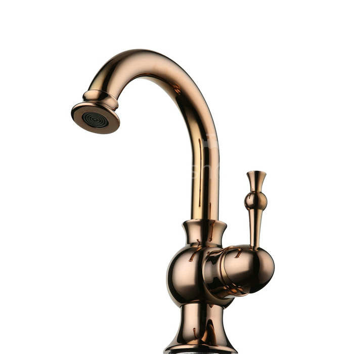 Centerest Antique Rose Gold Finish Kitchen And Bathroom Tap (New Style) T1811RG - Click Image to Close
