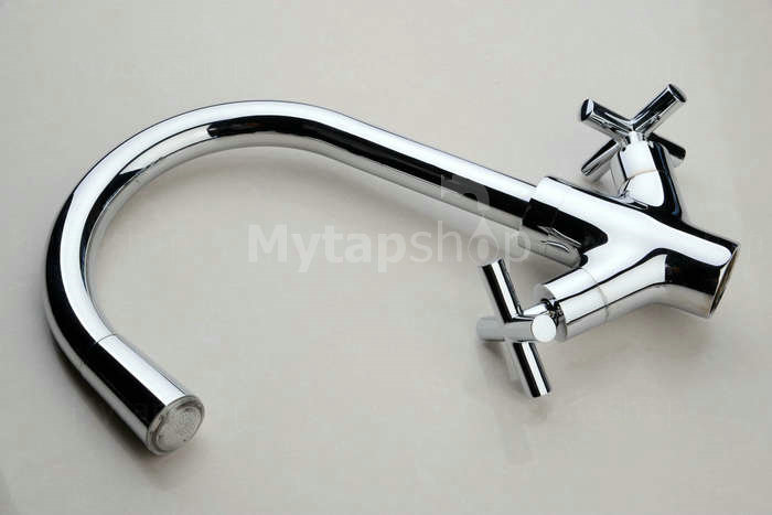 LED Centerset Contemporary Chrome Kitchen Tap T1893F - Click Image to Close