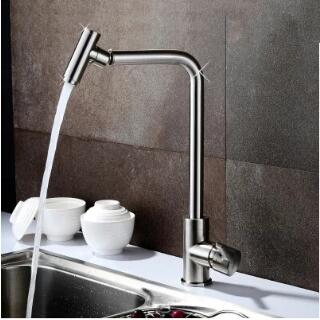 Modern Bubbler Design Mixer Kitchen One Handel One Hole Rotatable Tap DR7904 - Click Image to Close