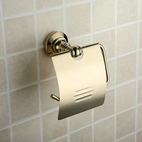 Antique Brass Ti-PVD Wall-mounted Toilet Roll Holder TGB1002