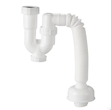 Type U Deodorization Drain Pipe For Diameter 32mm Pop Up Waste TP018 - Click Image to Close