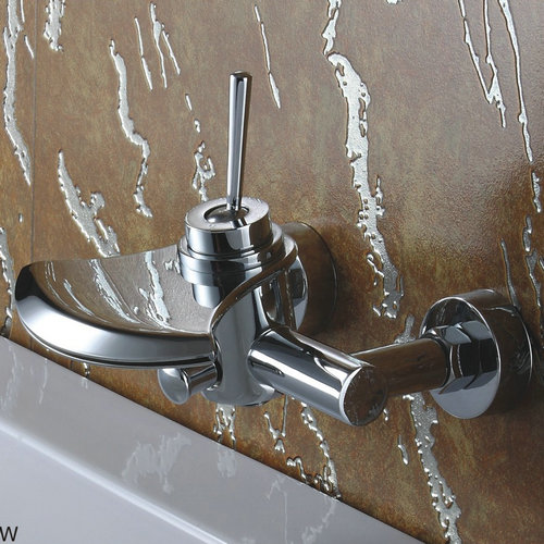 Contemporary Waterfall Tub Tap Wall Mount TQ3001W