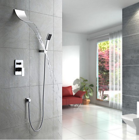 Shower Tap with 8 inch Shower Head + Hand Shower SC005