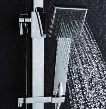 Contemporary 8 inch Shower Head + Hand Shower Tub Shower Tap - SC006