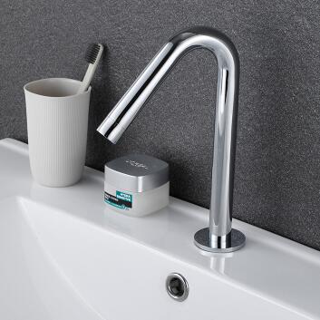 Home&Hotel Bathroom Automatic Touch Sensitive Basin Sink Tap T0108A - Click Image to Close