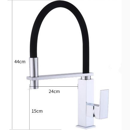 Brass New Designed Black Bronze Rotatable SPRING Mixer Kitchen Tap T0165B - Click Image to Close