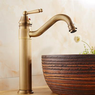 Classic Antique Bronze Finish Bathroom Sink Tap T0404H
