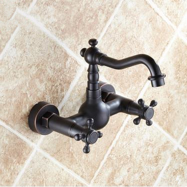 Antique Two Handles Centerset Finish Kitchen Tap T0415R