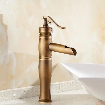 Centerset Antique Brass Bathroom Sink Tap T0599HA - Click Image to Close