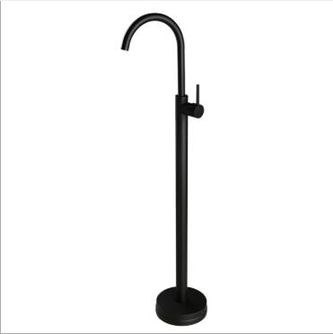 Antique Black Brass Free Standing Bathroom Tub Tap Bathtub Tap T0993FB - Click Image to Close