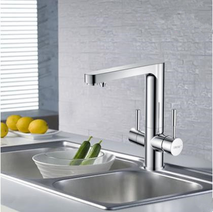 Solid Brass Kitchen Faucet with Drinking Water Function RO T3004