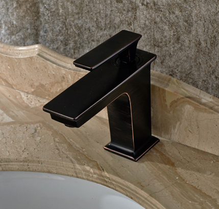 New Antique Brass Black Bronze Bathroom Sink Tap TA0202B