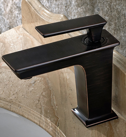 New Antique Brass Black Bronze Bathroom Sink Tap TA0202B